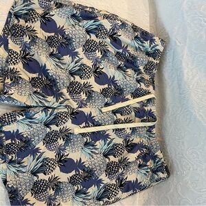 Tommy Bahama Blue Pineapple Print Shorts